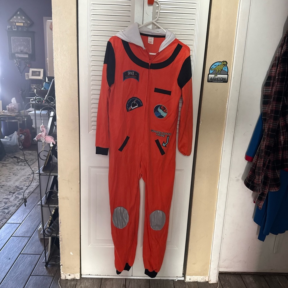 Cat & Jack Orange and Gray Cozy Footies